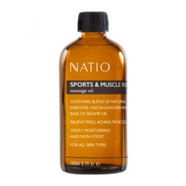 Natio Buy Natio Sports & Muscle Recovery Massage Oil 200ml Online | Chempro Chemists