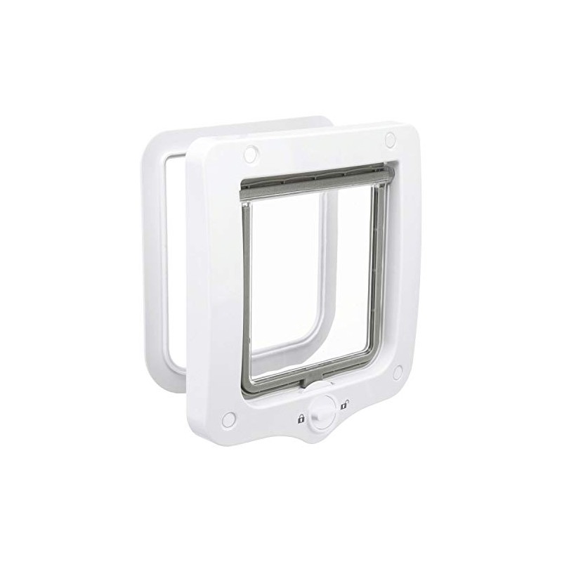 Trixie 2-Way Cat Flap, White, 390 g