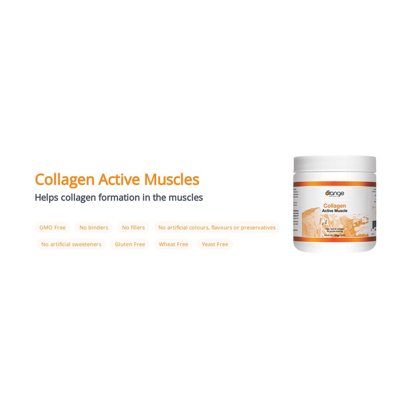 Orange Naturals - Collagen Active Muscle - 150g Powder