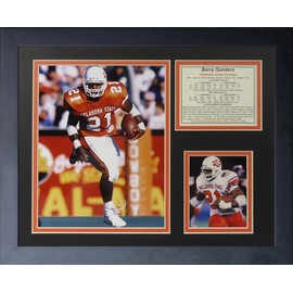 Barry Sanders - OSU 11" x 14" Framed Photo Collage by Legends Never Die, Inc.
