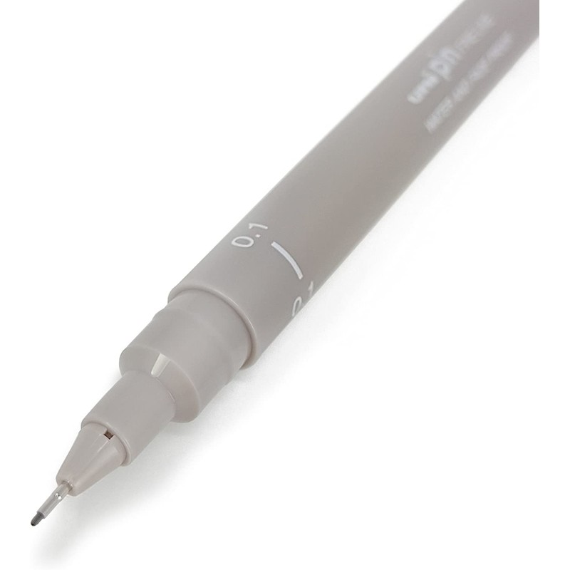 Uni Pin Fineliner Drawing Pen - Light Grey Tone -