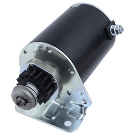 Ezamintaly Starter Motor 16 Teeth Replacement for Briggs and Stratton for Craftsman LT1000 LT2000 LT2500 LT3000 LT4000 497595 390838 391423 LG497595 AM37352