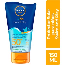 Protector Solar Corporal NIVEA SUN Kids Protect & Care FPS 50+ 150Ml. Protección Inmediata Y Duradera