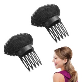 Fluffy Hair Clip, Invisible Hair Base, Fluffy Insert, Hair Base Set Styling, Invisible Fluffy Hair, Hair Pad Accessories, Fluffy Hair Pads, Invisible False Hair Clip, Pack of 2