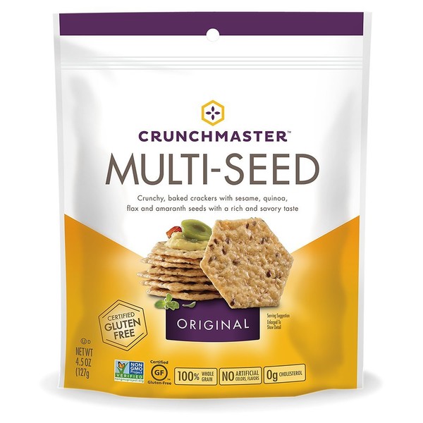 Crunchmaster Multi-Seed Crackers, Original, 4.5 oz.