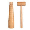 Mandrel Sizer Hammer Set, 2pcs Wooden Mandrel Sizer Jewelry Making
