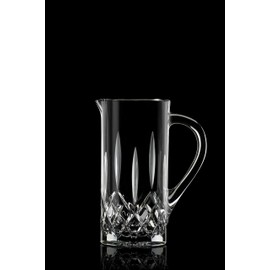 Glass - Pitcher - Jug - with Handle - Magnificient Designed - 40 oz. Liquid Capacity - with Spout - by Barski - made in Europe