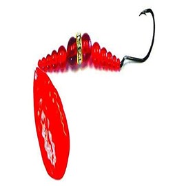 Mack's Lure 09926 Wedding Ring Spinner - Super Series Red