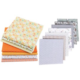 Material for Sewing Fat Quarters Fabric - Bundle Quilting Fabrics Bundles 25 X 25 cm for Patchwork Crafts Print Floral for Quilting Crafting Home Decor C0614