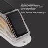 2pcs Solar Strobe Warning Light Waterproof Light Control High Bright