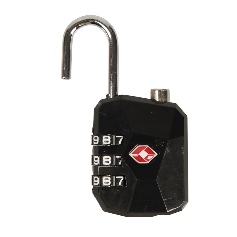 Cogex 80744 Code TSA Padlock 35 mm, Black