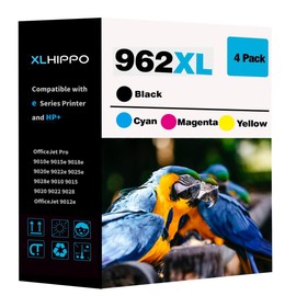 Ink 962XL for OfficeJet Pro 9025e Replacement for HP Ink 962 HP 962XL Ink Cartridges Combo Pack Compatible with Office Jet Pro 9015e 9018e 9025 e 9018 9015 9020 9010 Series Printer