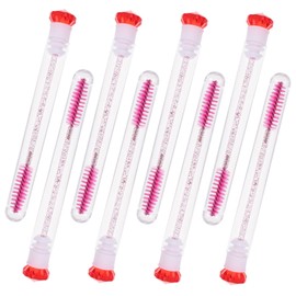 FOMIYES Makeup Brushes Set 8pcs Eyebrow Brush Tube Lash Applicator Spoolies for Women