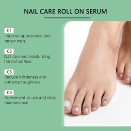 Aceite En Roll-On Para El Cuidado De Las UñAs De 3 DíAs Con Queratina, Fortalecedor De UñAs Y Aceite Para CutíCulas De 3 DíAs Para DéBiles Y Quebradizas, SéRum Fortalecedor De AccióN RáPida (8 PCS)