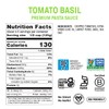 Fody Foods Tomato Basil Pasta Sauce, 19.4 Oz, Garlic and