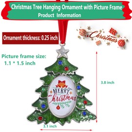 Christmas Tree Ornaments, Metal Christmas Hanging Ornaments for Tree, Christmas Tree Decorations, Hanging Decoration for Christmas, Our First Christmas Ornament Keepsake, Christmas keepsake(tree)