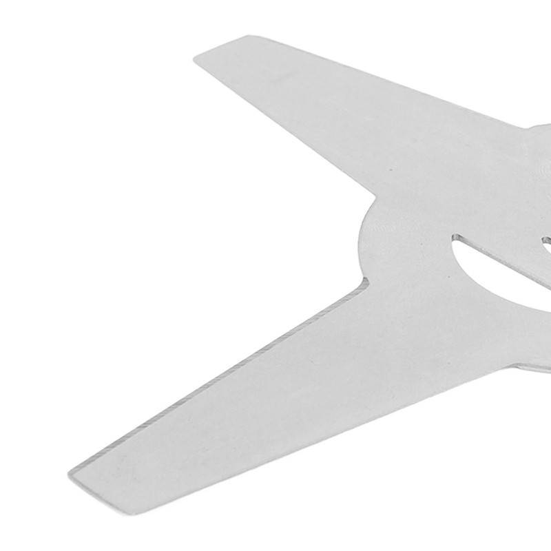 2PCS Mower Blades 4 Teeth Head Blades 7.9in Stainless Steel