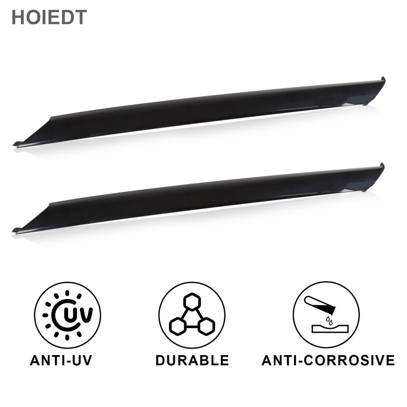 Windshield A-Pillar Trim Molding Left and Right Set Compatible with