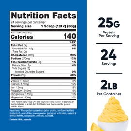 Nutricost Nutricost Whey Protein Powder Pineapple Whip (2 LBS) - Gluten-Free, GMO-Free, from Whey Protein Concentrate