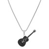 Magna Steel Men's Stainless Steel Acoustic Guitar Music Charm Pendant