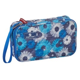 Eagle Creek Luggage Organizer Pack-It Original Quilted Quarter Cube space-saving travel bag, daisy chain blue, EC0A34PF215