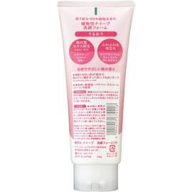  Naive Facial Cleansing Foam (Contains Peach Leaf Extract), 4.6 oz (130 g) x 4 Pieces, Bonus | Moisturizing