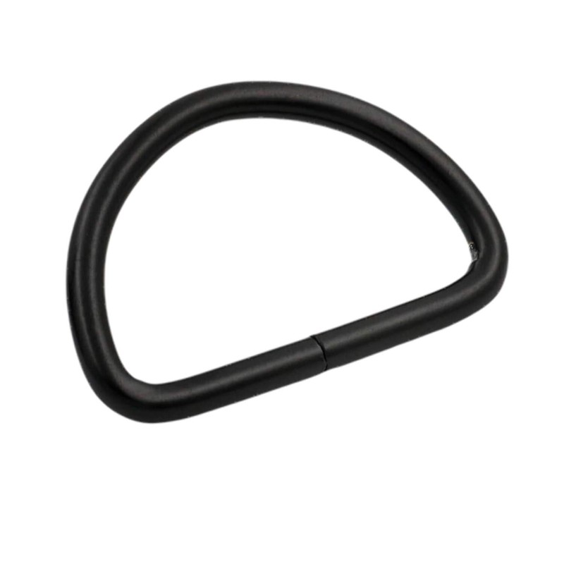 Wuuycoky 1.5" Inner Diameter Black D Rings Buckles D-ring Non-welded