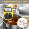 Efeng Waterproof Programmable Digital Candy Thermometer for Candy Making with