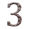 BetLight Cast Iron House Numbers-5 Inch Rustic Address Number- Solid