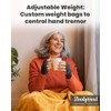 Weighted Gloves for Trembling Adjustable Hand Stability Wrist Weights Glove