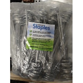 Sandbaggy 100 Sandbaggy 8-11 GAUGE Landscape Staples 40% Thicker SOD Staples Garden Stakes