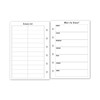 Pocket What's for Dinner Planner Insert Refill, 3.2 x 4.7