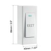 uxcell Door Release Button Push to Exit Resettable NC/NO/COM Switch