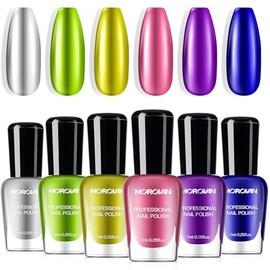 Nail Polish Set Quick Dry Nail Polish Kit Regular Nail Polish Bulk 0.25 oz Finger Nail Polish Pack Glossy Fingernail Polish DIY Gifts for Women