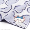 Chiikawa Heart Towel Handkerchief, Blue Pile 41-1170080, Approx. 9.8 x