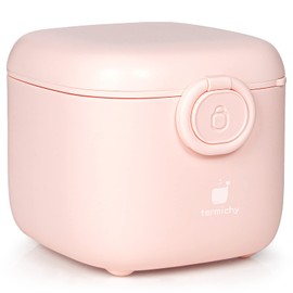 Termichy Portátil Dosificador para Leche en Polvo 400g, 14OZ Dispensador Leche en Polvo Bebe, Recipientes para Comida para viajes (400g-verde claro)