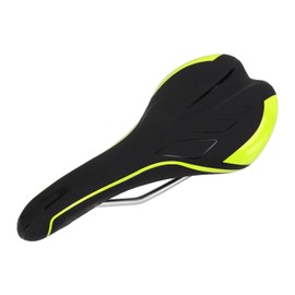 Mountain Bike Saddle Shock Absorption Breathable Comfortable Sponge Foaming Bike Saddle Cushion Black Green