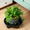 6 Packs 15” Extra-large Plant Caddy Plant Saucers on Wheels