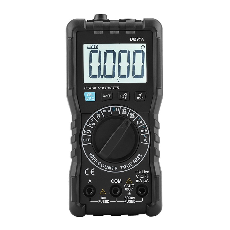 DM91A High Precision Mini Digital Multimeter 9999 Counts Tester Multi
