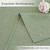 maxmill Linen Texture Tablecloth Water Resistant Antiwrinkle Spillproof Wipeable Washable