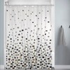 apollo THE HOUSEWARES BRAND Shower Curtain PEVA Mosaic,Multi-colour,180x180x0
