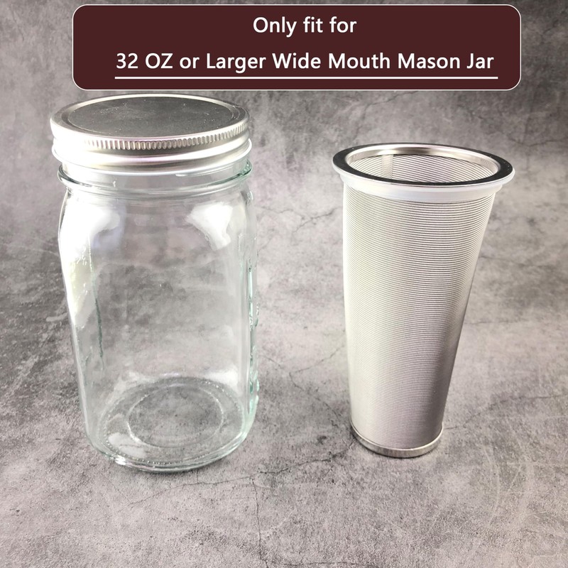 2 Pack - Ultra Fine Cold Brew Coffee Filter For