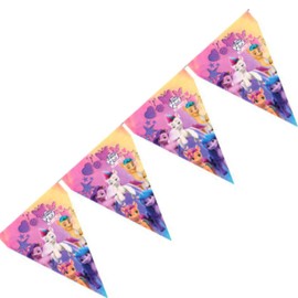 BeenSmile, MY LITTLE PONY FLAG, Children's Birthday Decoration, Party, Celebration and Anniversary Items, 1 Piece, 3 M
