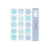Midori 82648006 Colored Paper Seal, Translucent, Navy Blue
