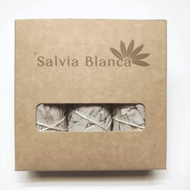 Salvia Blanca California Sage Apiana 3 Pack 10cm 25g Natural Incense