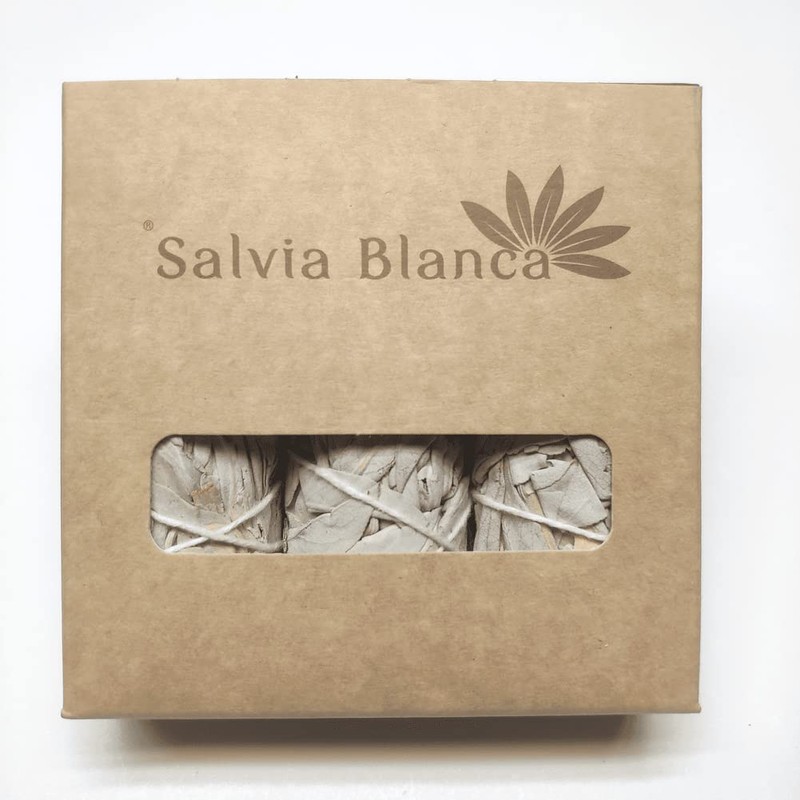 Salvia Blanca California Sage Apiana 3 Pack 10cm 25g Natural