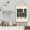 ELMCH Minimalist Christian God Is Good Wall Art Decor, 12x16