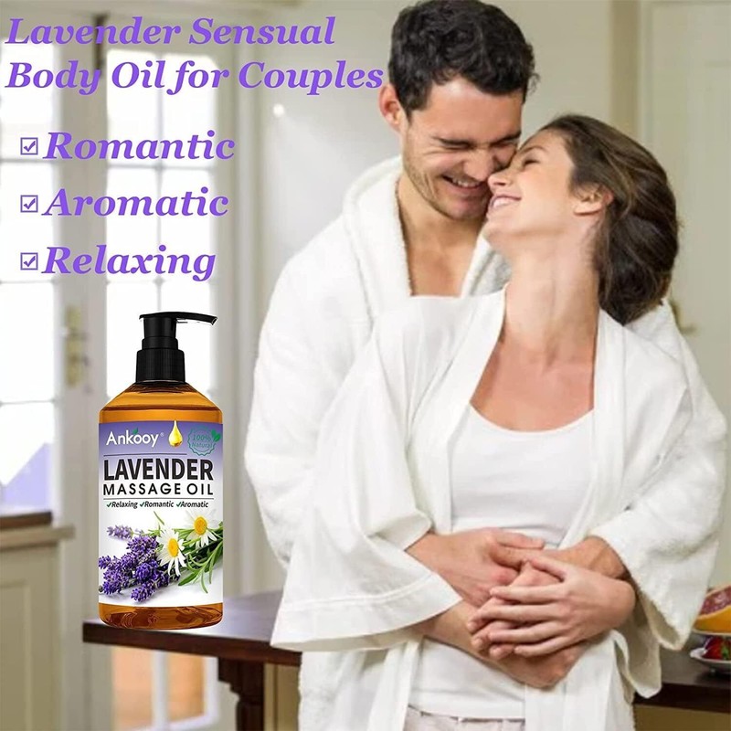 ANKOOY Massage Oil Set With Arnica Ginger And Lavender For