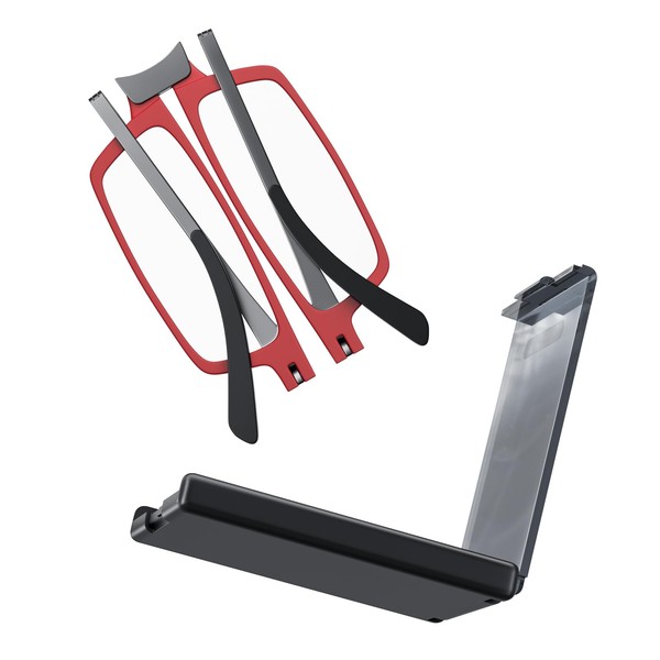Missfive Ultra Thin Folding Reading Glasses for Women Pocket +