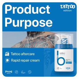 bioTaTum Tattoo Aftercare Cream 50 ml - Reduce Itching & Inflammation - Tattoo Enhancing Cream - Refresh Ink & Fresh Tattoo Healing, Reviver - Vegan & Fragrance-Free